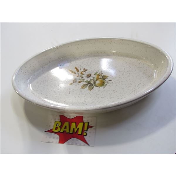 Oval baking dish