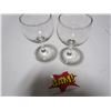 Image 1 : 2 short stem wine glasses