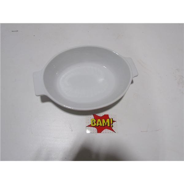 White Baking Dish