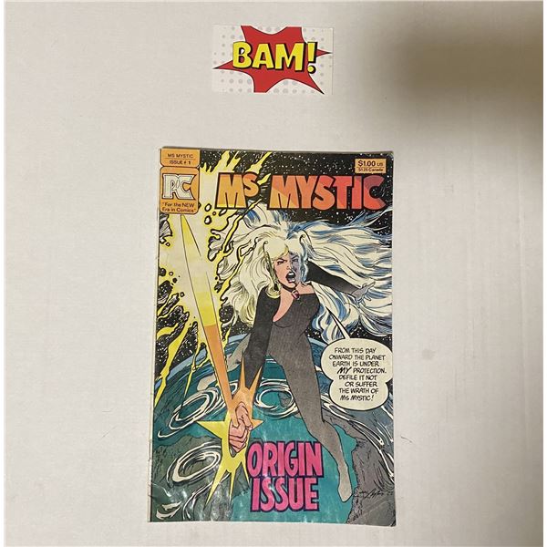 Ms Mystic Origin Issue Comic Book