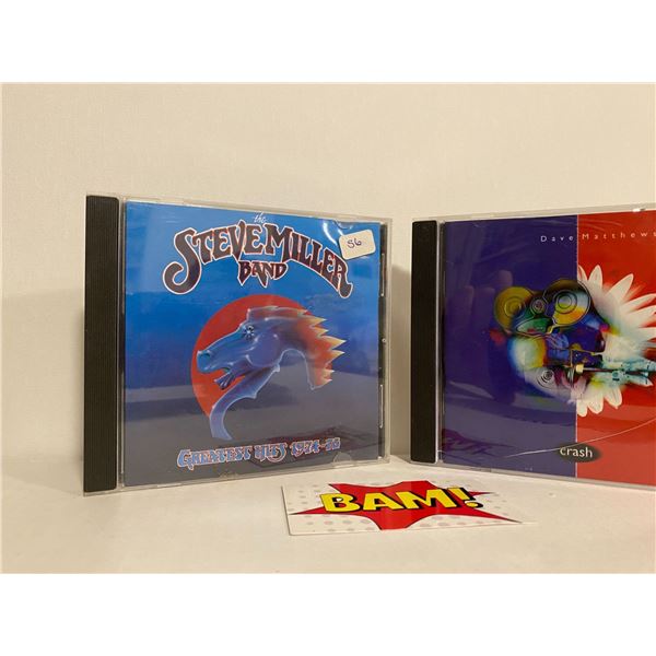 Steve Miller Band and Dave Matthews Band CDs