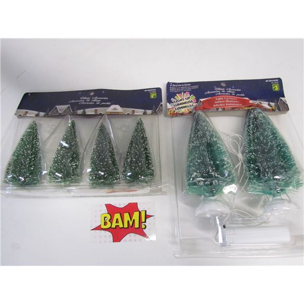 2 Sets Mini Christmas trees