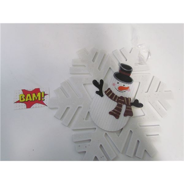 Snowflake with Snowman