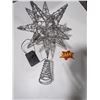 Image 1 : Star Tree Top Silver Glitter