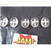 Image 1 : 5pc Crosses in Clear Stone