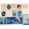 Image 2 : Cyanotype Blue Real Photo Postcards 31 Cards