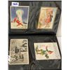 Image 8 : Swedish Holiday Greeting Mini Vintage Postcards Album Approx 200 Cards