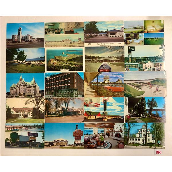 Canada Hotels & Motels Approx. 365 Postcards