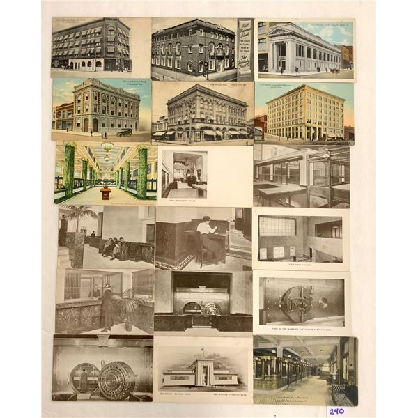 National Banks 35+ Postcards