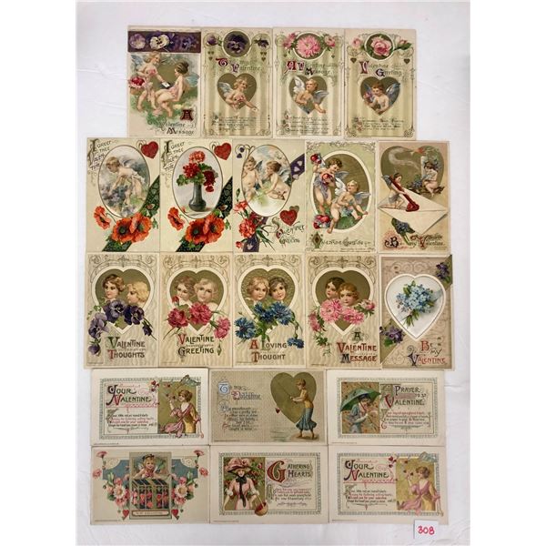Winsch Valentine's Day Holiday Greeting Postcards 20