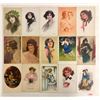 Image 1 : Pretty Lady - Artist Signed - Greeting Postcards 50+