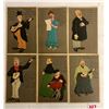 Image 1 : Music Set of 6 Comic People Postcards