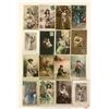 Image 1 : Tinted Real Photo People Postcards Approx. 75