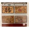 Image 1 : Album of Antique Novelty Leather Postcards 55 Cards