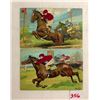 Image 1 : 2 Silk Thiele Horse Racing Jockey Postcards