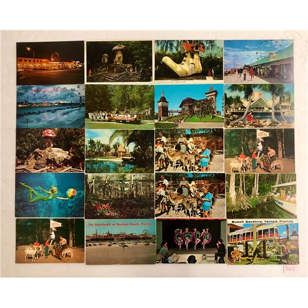 Florida Amusement Park Postcards 70+