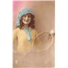 Image 3 : 6 Tinted Real Photos Girls & Tennis Postcards