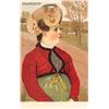 Image 1 : Group of 7 Signed Artist Buhler International People Postcards