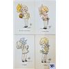 Image 2 : 12 Signed Artist Dorothy Symes Children Postcards