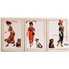 Image 1 : Set of 8 Ladies with Children & Dog Postcards