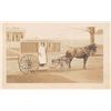 Image 1 : Real Photo. J.A. Andrews Meats & Provisions Horse Drawn Wagon Postcard