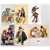 Image 2 : Group of 10 Dressed Animal Greeting Postcards