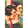 Image 8 : Set of 8 Rio De Janeiro Flag Pretty Lady Postcards