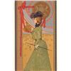 Image 3 : 5 Art Noveau Basch Arpad Pretty Lady Postcards