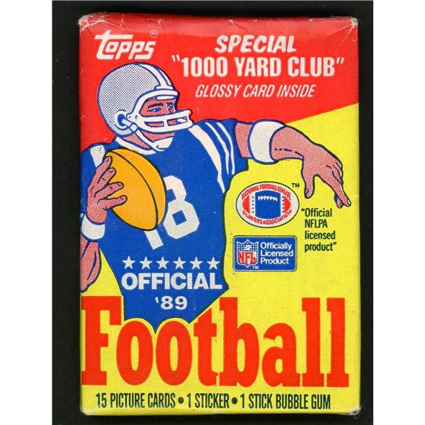 1989 Topps Football - Unopened Wax Pack