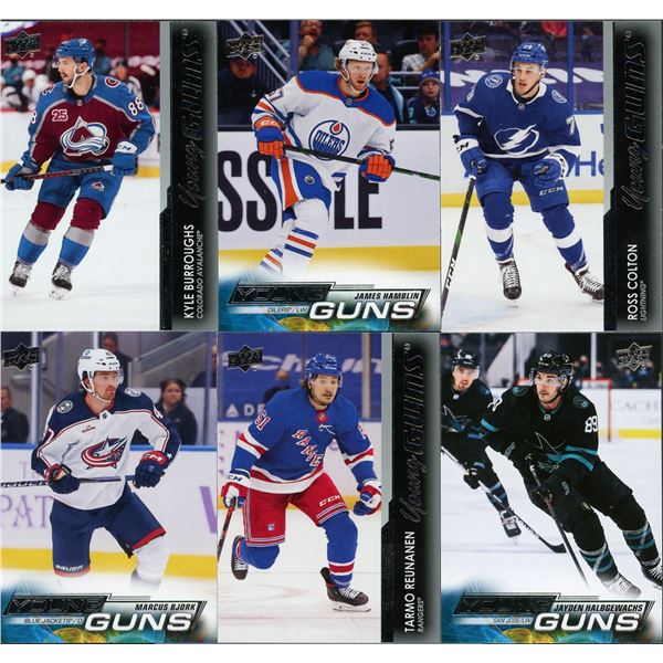 Lot of 6x Upper Deck NHL Young Guns
