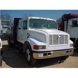 1996 INTERNATIONAL 4700 S/A CREWCAB FLATBED