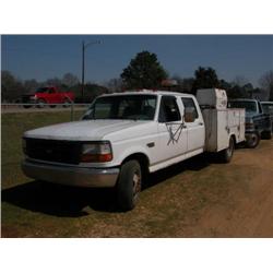 1997 FORD F350 CREWCAB S/A SERVICE TRUCK