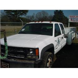 1998 CHEVROLET 3500 CREW CAB SERVICE TRUCK