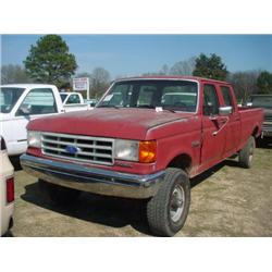 1990 FORD F350 4X4 CUSTOM LONG BED PICKUP