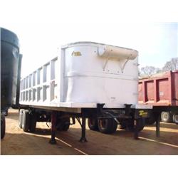 1978 HARDEE 28' ALUMINUM DUMP TRAILER