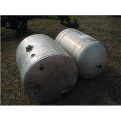 (1) LOT 2 ALUMINUM TANKS
