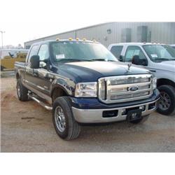 (UNUSED) 2006 FORD F250 LARIAT CREWCAB 4X4 UNIVERSITY OF AUBURN SPECIAL EDITION
