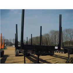 1980 CLARK 4 BOLSTER LOG TRAILER