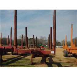 1992 BOAZ 4 BOLSTER LOG TRAILER
