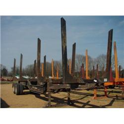 1997 RILEY 4 BOLSTER LOG TRAILER