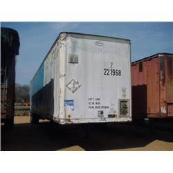 1986 DORSEY 48' CLOSED TOP CHIP VAN