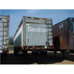 1973 FRUEHAUF CLOSED TOP CHIP VAN