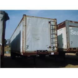 1973 FRUEHAUF CLOSED TOP CHIP VAN