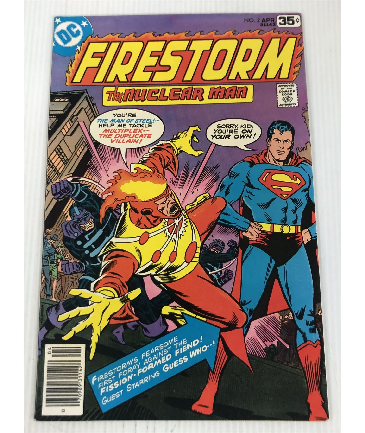 DC Comics Firestorm The Nuclear Man 35 Cent Comic No. 2