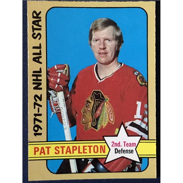 1972-73 O-PEE-CHEE PAT STAPLETON (HOF) AS