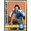 Image 1 : 1972-73 O-PEE-CHEE RON LOW ROOKIE CARD