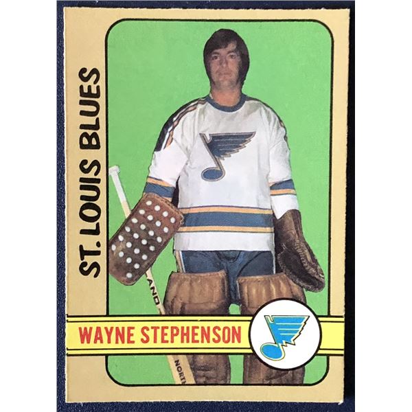 1972-73 O-PEE-CHEE WAYNE STEPHENSON ROOKIE CARD