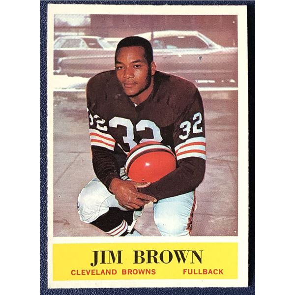1964 PHILADELPHIA CHEWING GUM JIM BROWN (HOF)