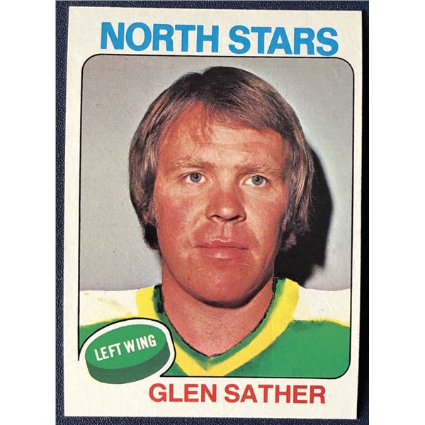 1975-76 TOPPS GLEN SATHER (HOF)