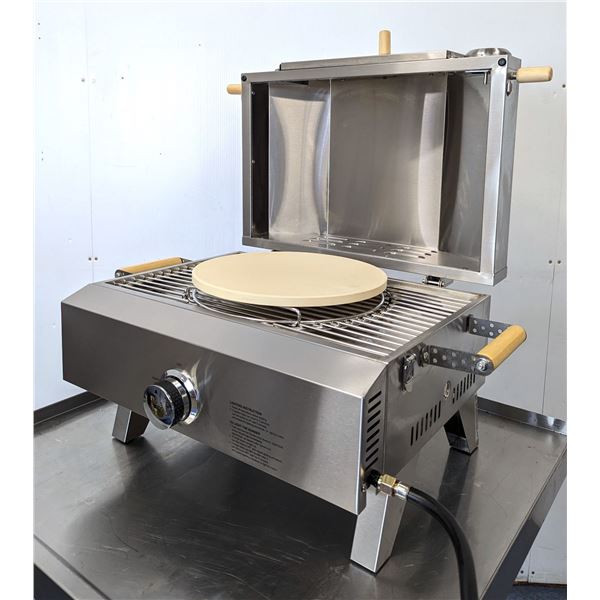Pizza Oven, Propane Gas 12k BTU, Omcan 49112 &RBD